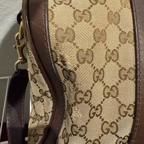 Authentic Gucci Ophidia medium bag top handles and leather strap - Picture 10 of 14